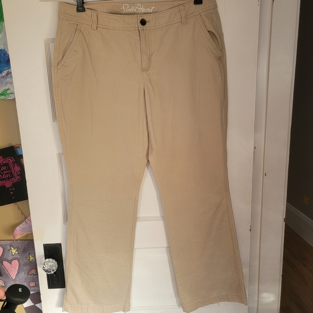 Old Navy Women's Flare Pants in Beige